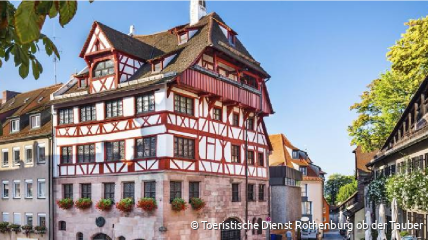 Vierdaagse reis naar romantisch Duitsland: Würzburg - Neurenberg - Rothenburg ob der Tauber   VOLZET!